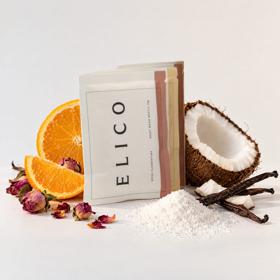 Small sachet, full bottle